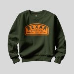 Suéter "Bexar Goods": Estilo Heritage y Aventura